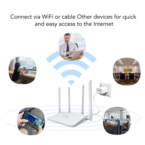 CPE R103 5M 4G LTE Wireless Router With SIM Card Slot 300Mbps Unlock Mobile W FY - Afbeelding 20 van 33