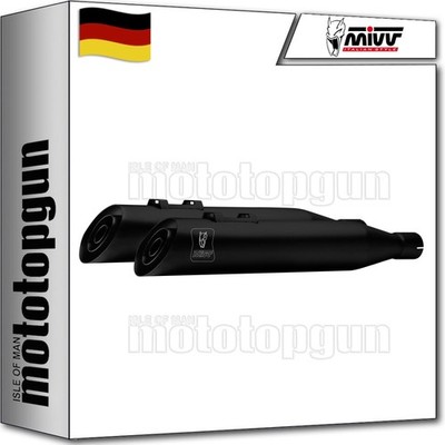 MIVV AUSPUFF ZUGELASSEN SCHWARZ HR-1 HARLEY DAVIDSON ROAD GLIDE SPECIAL 2019 19