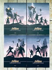 Avengers: Infinity War Odeon Posters Set of 4