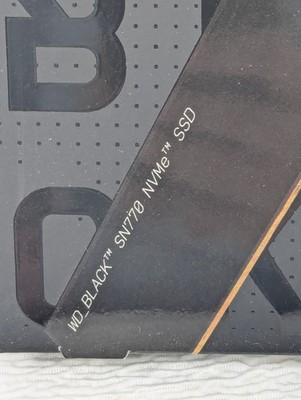 WD_BLACK - 1TB SN770 - NVMe Gen4 - M.2 2280 5150 MB/s Internal