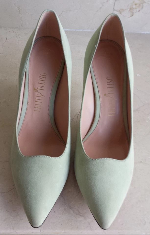 Elegant Leather "Palter DeLiso" Shoes. Size 8. - Image 2 of 4
