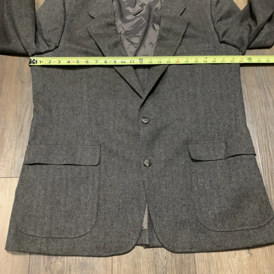 Blazer De Colección Patagonia Tweed Espiga Para Hombre Talla 44R Marrón Clásico RARO Foto 4 de 4