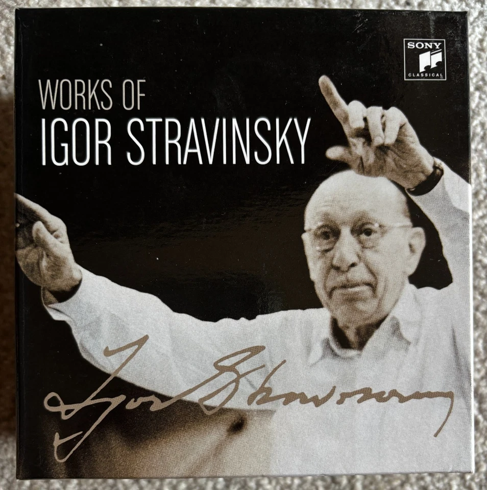 Works of Igor Stravinsky - Sony Classical 22xCD set - 88697103112 - Image 2 of 4