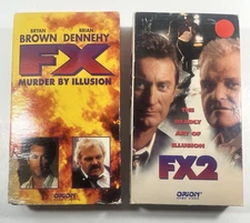 FX & FX2 VHS Lot (1986/1991) Orion Home Video Bryan Brown Brian Dennehy Action