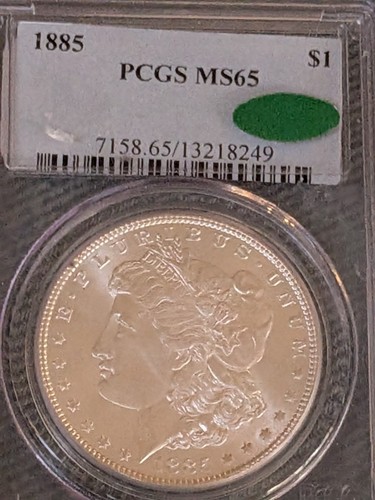 1885 Morgan Silver Dollar PCGS CAC Grading MS65 WitterBrick | eBay