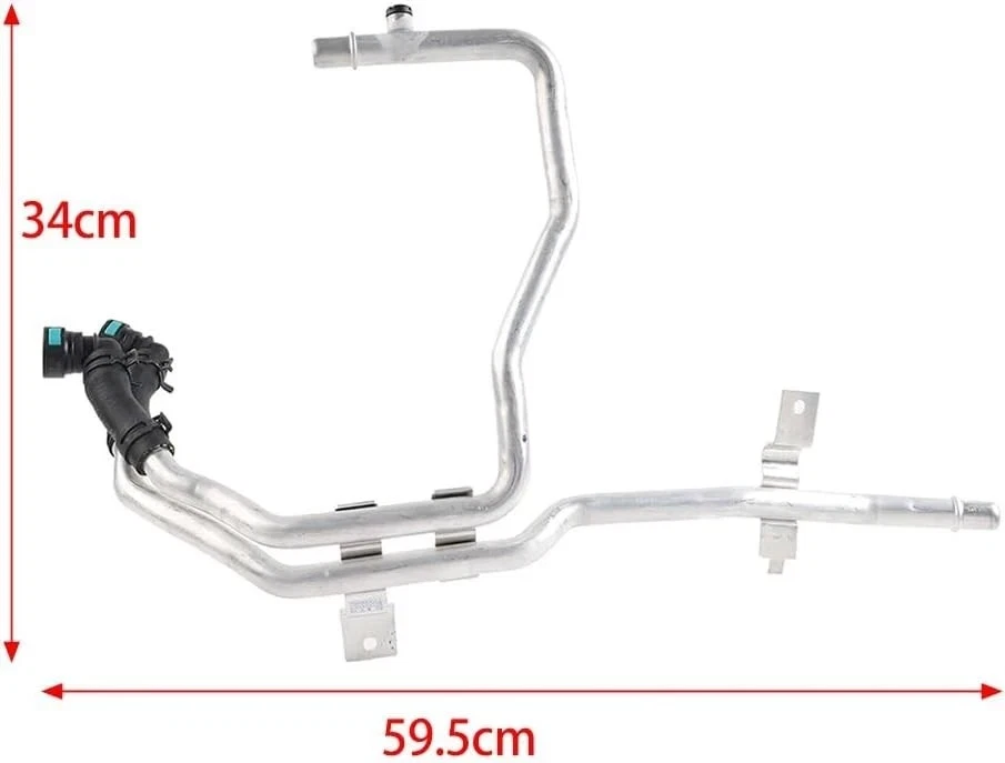 ipe To Heater Core Assembly C2Z11054 For 2010-2015 Jaguar XF XFR 5.0LV8 3.0LV6 - Image 2 of 4