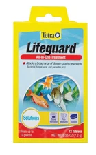 Lifeguard All-In-One Treatment for Aquariums 12-Count YELLOW 12 tablets treats