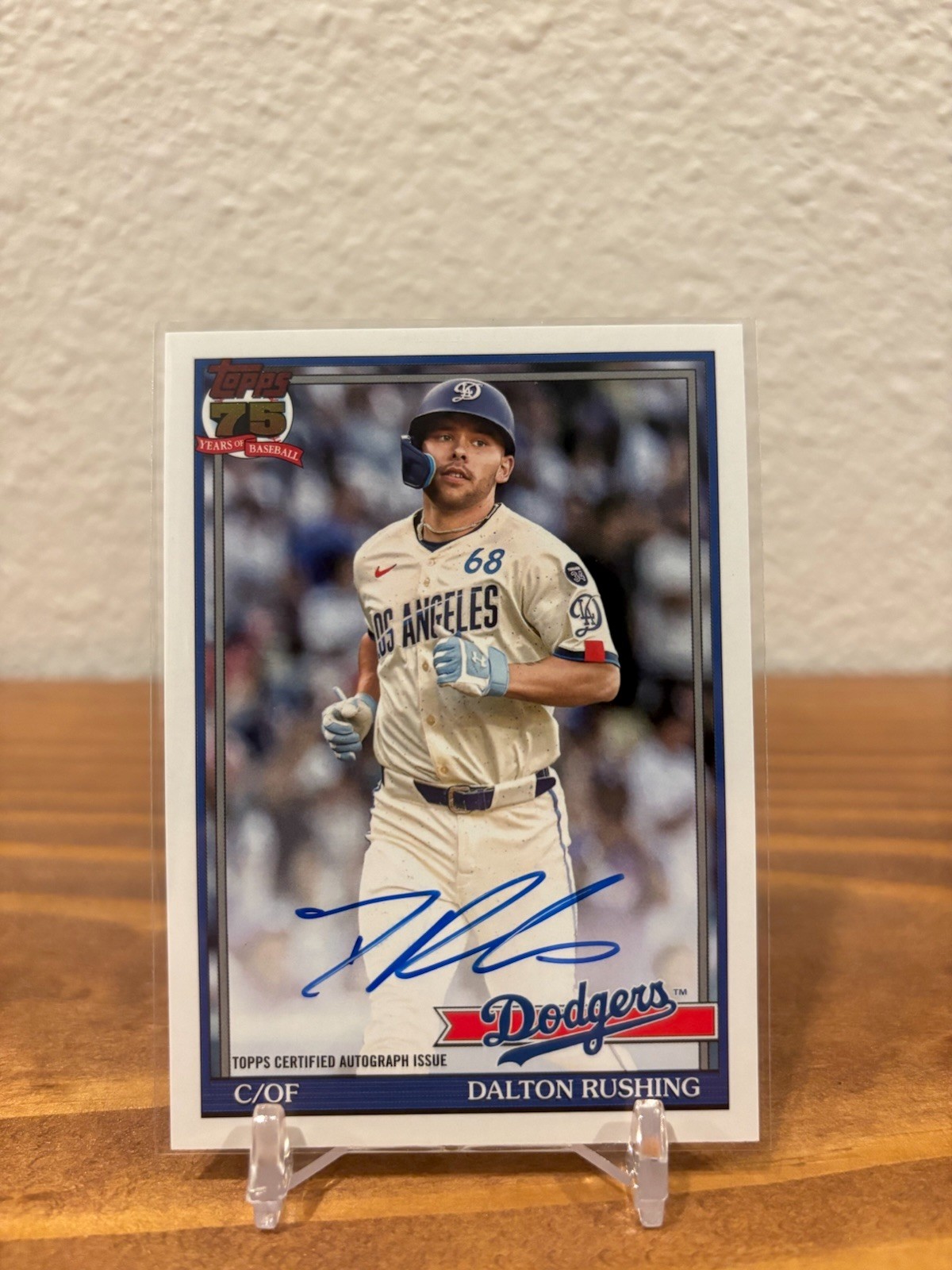 2026 Topps Series 2 Dalton Rushing Dodgers 1991 Auto