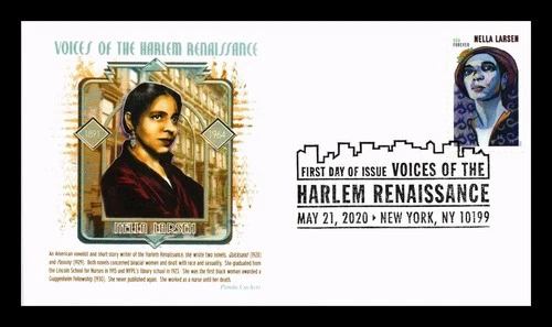 US COVER NELLA LARSEN VOICES OF HARLEM RENAISSANCE FDC PANDA CACHET