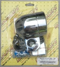 Bullet Tachometer Baron Custom Chrome 1 White Face Ba-7570-00 New Sealed Bullet Tachometer Baron Custom Chrome 1 White Face Ba-7570-00 New Sealed