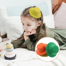 12 Pcs Children's Duckbill Hat Headwear Cute Western Barrettes Hairpin with