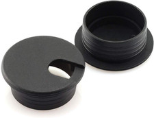 2Pcs 1-1/2 Inch Desk Wire Cord Cable Grommets Hole Cover Office PC
