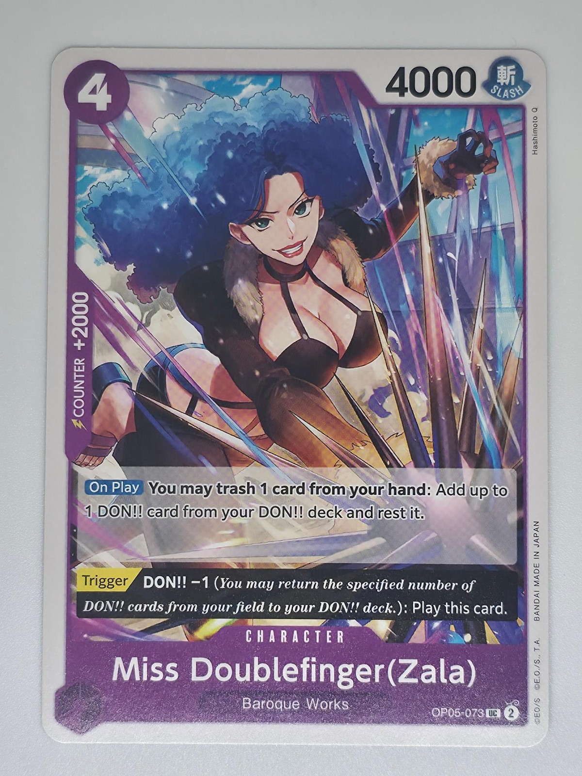 Miss Doublefinger(Zala) OP05-073 UC One Piece Awakening of the New Era NM