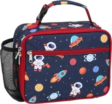 Kids Lunch Bag Boys - Insulated Lunch Box Reusable Lunchbox with Water Bottle