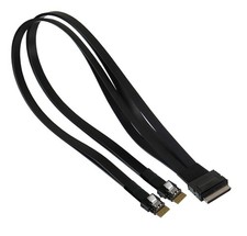 OCulink 8-Lane to Slimline SAS 4-Lane x2 Cable