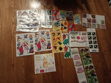 Lot Of 125 VTG Stickers- Partial Unused Sheets Mrs Grossman s Stickopotamus