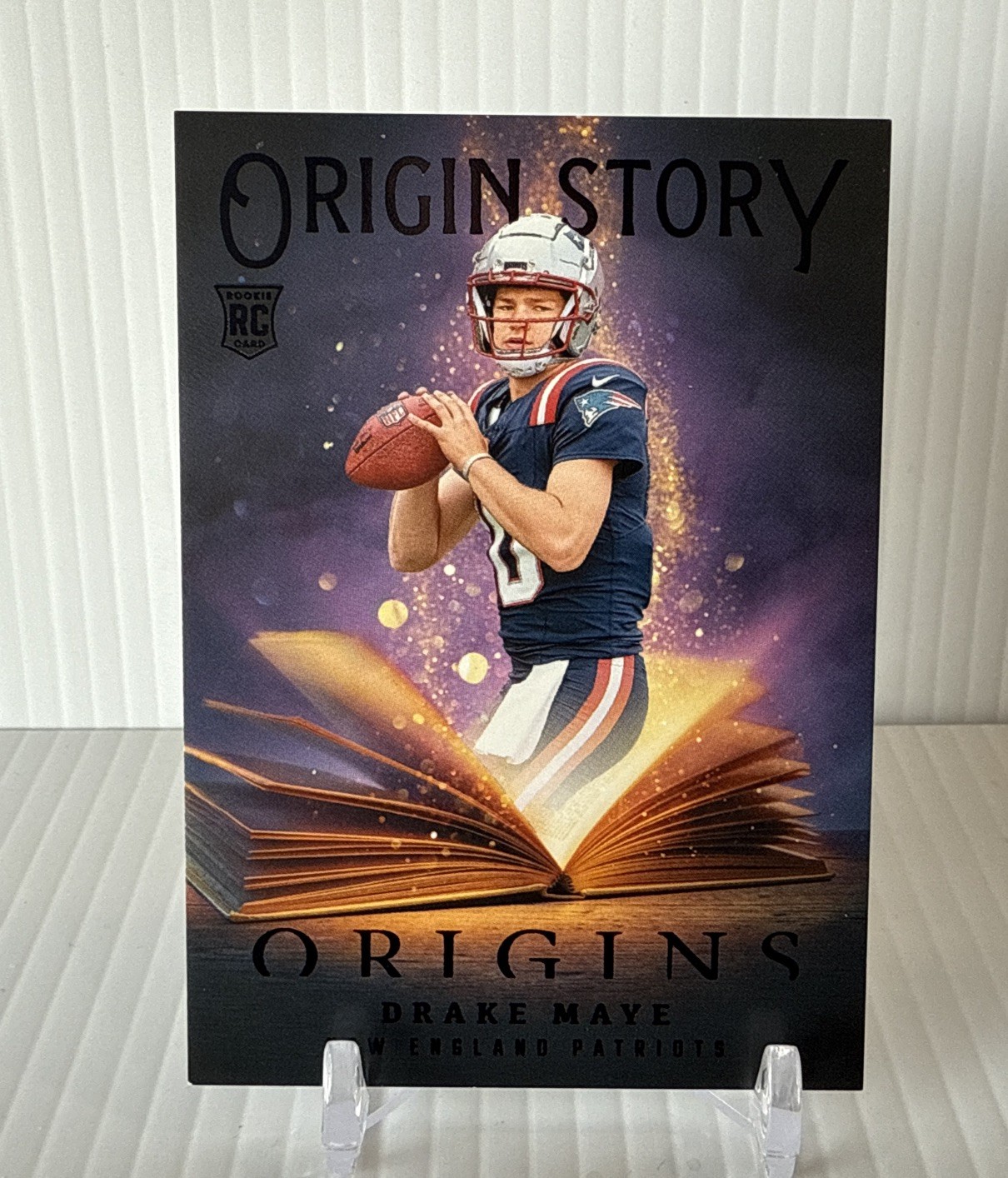 2024 Panini Origins Drake Maye Origin Story Rc #2 Patriots