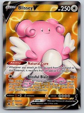 Blissey V (Full Art) Holo Ultra Rare SWSH06: Chilling Reign 182/198 NM on eBay