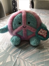 Bum Bumz, Retro Bumz Megs The Peace Sign Plush - NWT