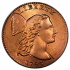 Photo of a 1793-P Large Cent from an eBay listing that sold on Jun 21, 2026