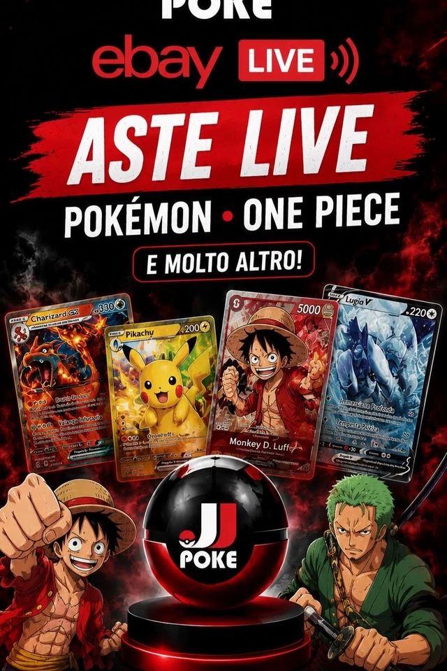 Pokémon, One Piece & Altri TCG | Aste Live e Grandi Occasioni