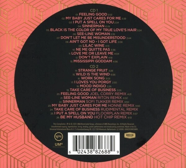 NINA SIMONE - FEELING GOOD: HER GREATEST HITS AND REMIXES  2 CD NEUF - Photo 2/2