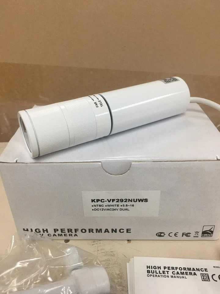 KT&C KPC-VF292NUWS 750TVL Indoor/Outdoor Mini Bullet Camera, 3.5-16mm - Image 3 of 4