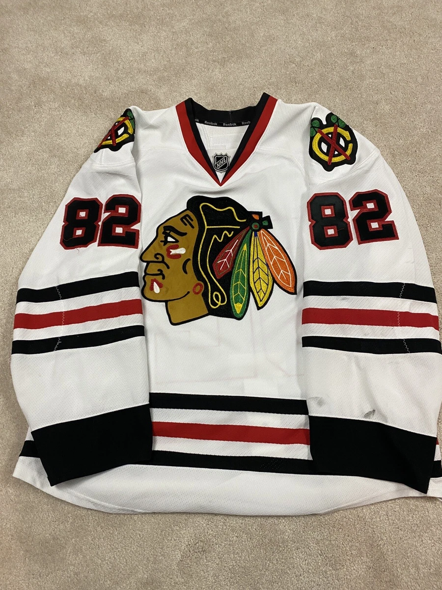 Alexandre Fortin Chicago Blackhawks Used Jersey