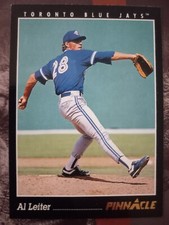 1993 Pinnacle AL Leiter Pitcher Toronto Blue Jays Baseball Team Canada Card #568