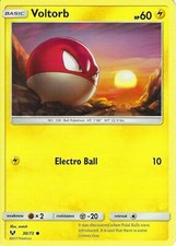 POKEMON CARD VOLTORB 30/73 NO 100 BALL POKEMON TCG CCG