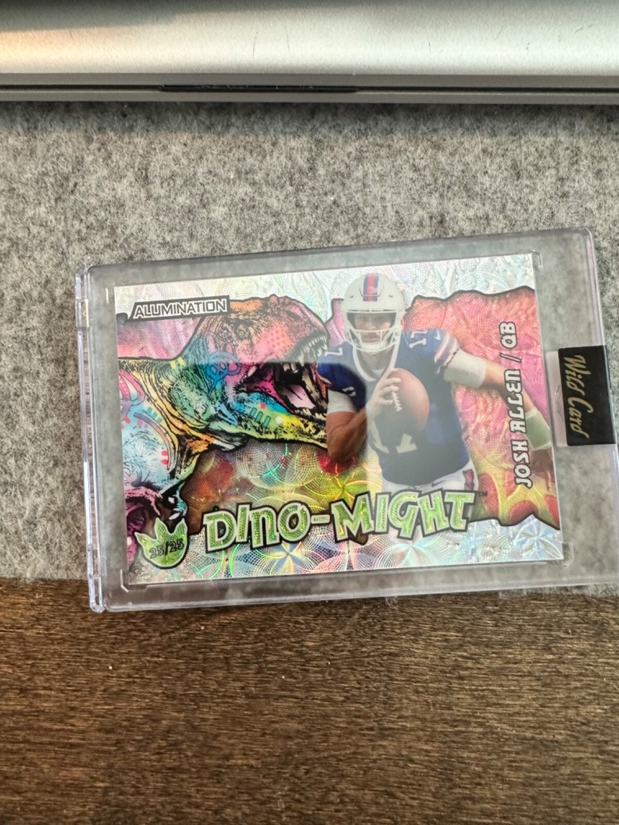2023 WILD CARD ALUMINATION DINO-MIGHT JOSH ALLEN #AD-JA SILVER