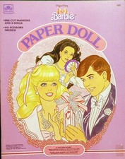 Vintage 1988 Perfume Pretty Barbie paper dolls 3 outfits UNCUT 1500