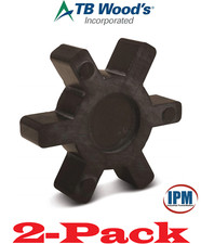 2-PACK L099/L100 TB Woods L099-L100 Buna-N Jaw Coupling Insert Spider NEW 