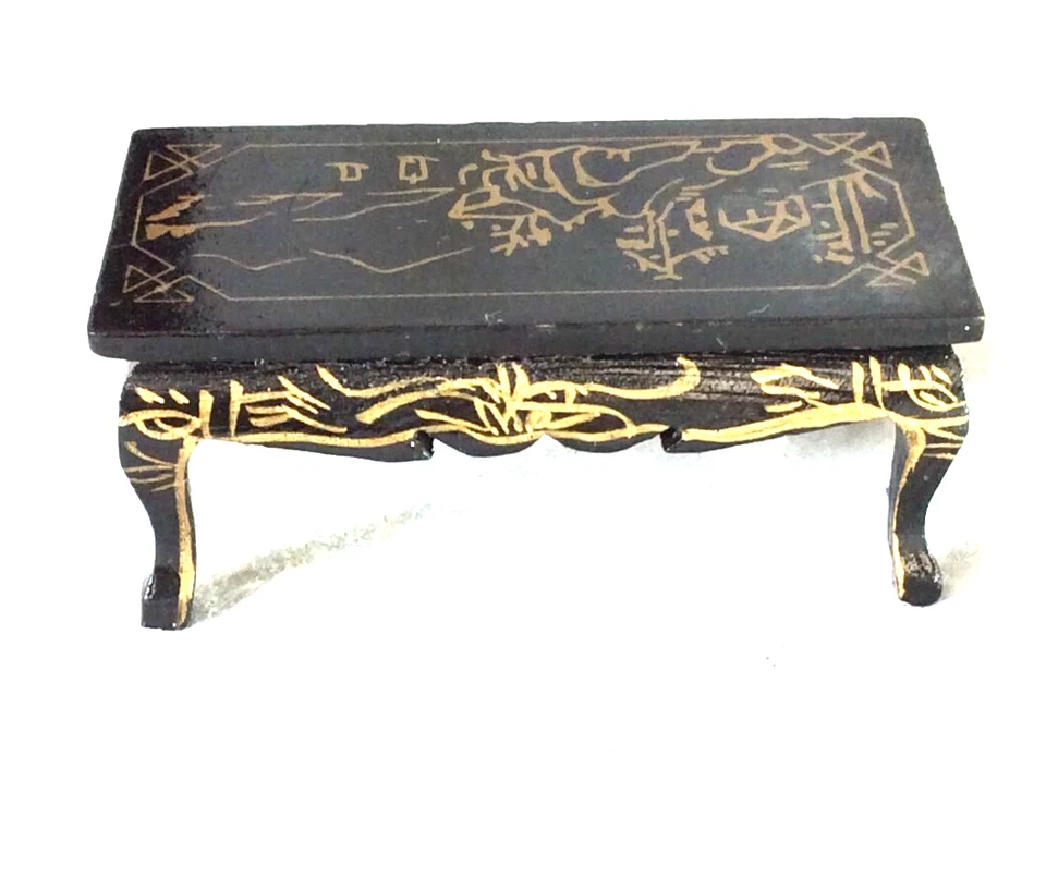 MUEBLES CASA MUÑECAS - MESA NEGRA - USADOS EN EXCELENTE ESTADO Foto 3 de 4