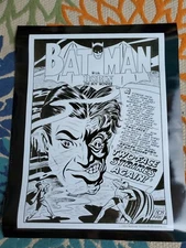 Batman #81 With Boy Wonder Splash Page 22" x 28"  Print Two face Strikes Again 
