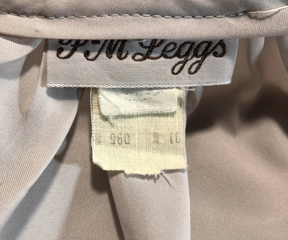 Blusa vintage hecha por la Unión PM Legggs para mujer mediana topo Foto 4 de 4