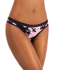 Jenni Women's Thong Pink Tiedye L