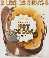 Instant Hot Cocoa Mix Hot Chocolate 32.5 OZ Deseret Farms Emergency Food Supply