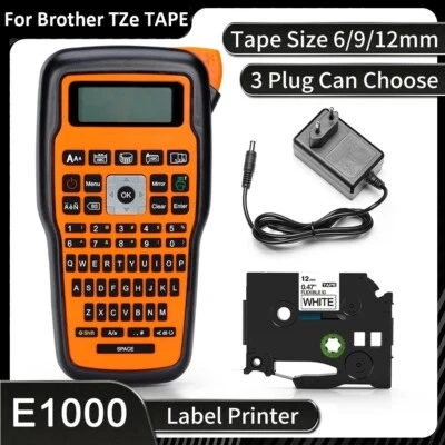 PHOMEMO Industrial Label Maker Printer E1000 Label Machine for P-Touch 12mm Tape TZe-231