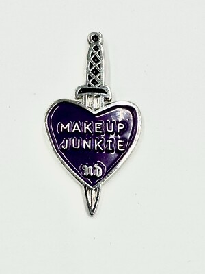 Urban Decay Makeup Junkie Purple Heart Dagger Lapel Pin