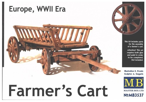 Master Box MB3537 – Bauernwagen Europa WWII, Modellbausatz Im Maßstab 1/35