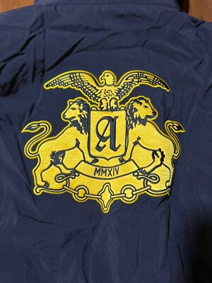 Aime Leon Dore ALD Collegiate Popover Jacket Sz XL Navy Aime Leon Dore ALD Collegiate Popover Jacket Sz XL Navy