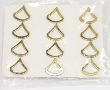6 Pairs NOS USGI US Army Private First Class (PFC) Bright Metal Rank Insignia 