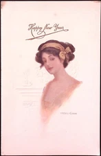 F.M. Howell & Co Elmira NY  Hotel Menu House New Year Salesman Sample Menu