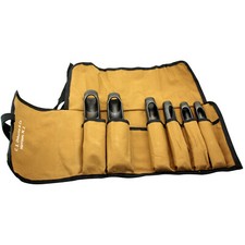 C.S. Osborne 6 Large Size Belt Punch Set K-245-L Round Hole, Made In USA