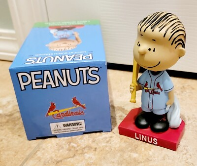 #ad #ad NIB St Louis Cardinals Linus Peanuts Bobblehead Busch Theme Limited Edition 2022 $47.99