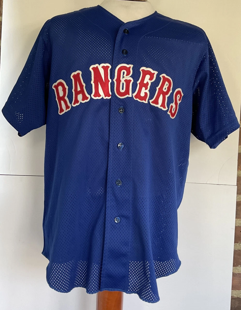 Vintage Wilson Texas Rangers 42 Stitched Jersey Size XL eBay
