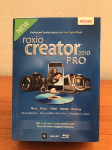 ROXIO CREATOR PRO 2010 Video Editing MULTIMEDIA TOOLS Brand New FACTORY SEALED - Afbeelding 10 van 10