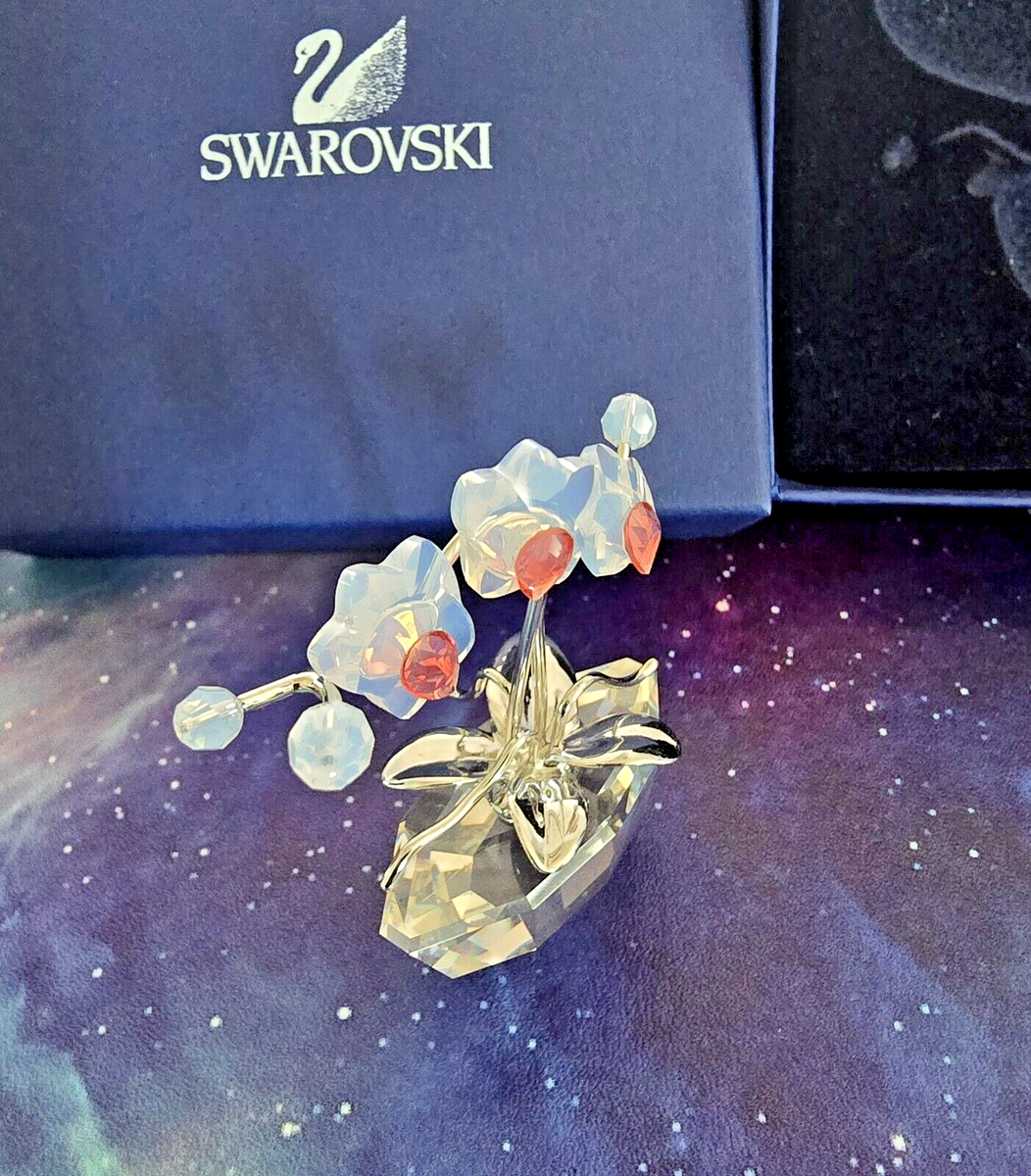 Swarovski Crystal Orchid Flower Figurine - 869948 | eBay