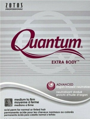 QUANTUM EXTRA BODY GENTLE  ACID PERM FOR NORMAL, FINE , TINTED , SELF TIMINING 